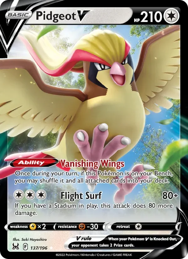 Pidgeot V - Holo