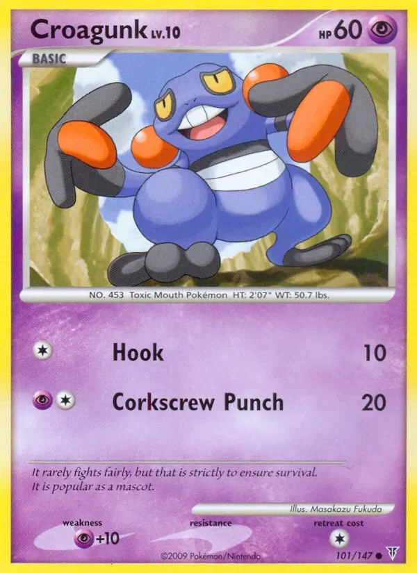 Croagunk - Non-holo