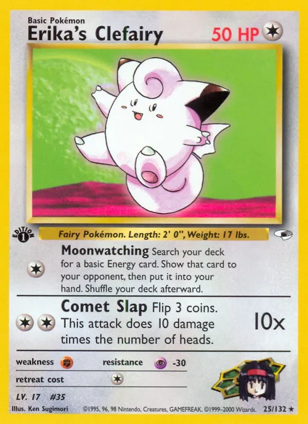 Erika's Clefairy - Non-holo