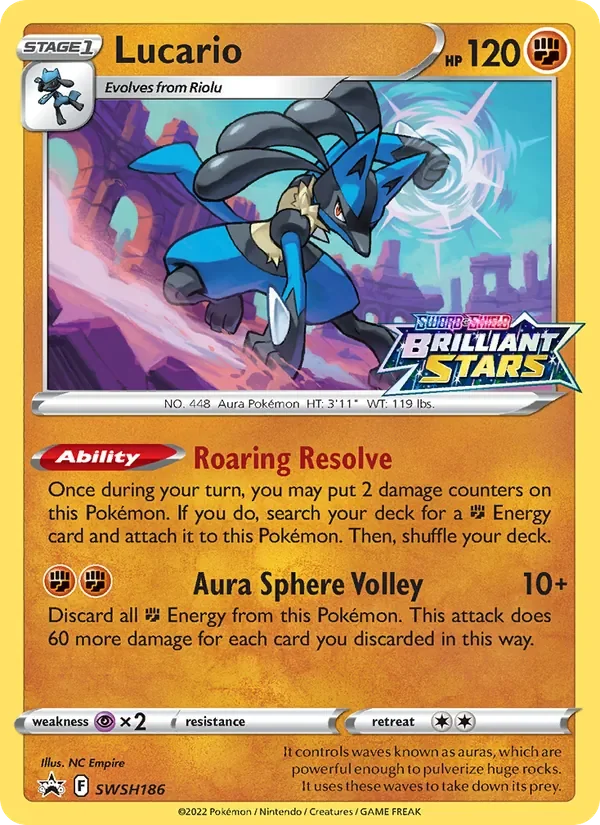 Lucario - Holo - Set Logo