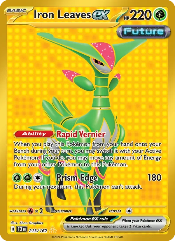 Iron Leaves ex - Full Art - Gold