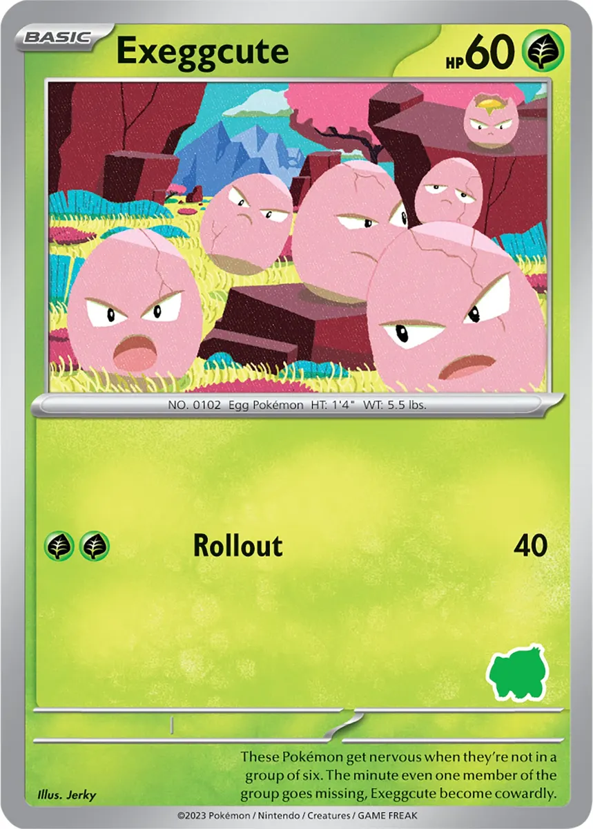 Exeggcute - Non-holo - Bulbasaur