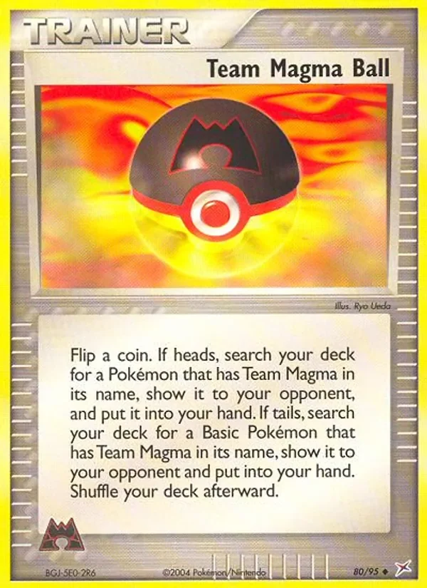 Team Magma Ball - Non-holo
