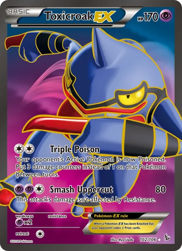 Toxicroak EX - Non-holo