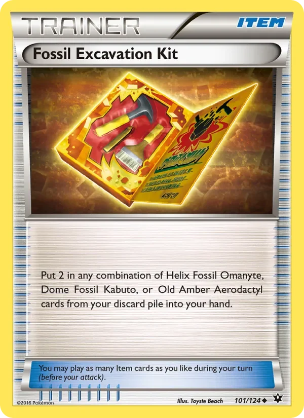 Fossil Excavation Kit - Non-holo