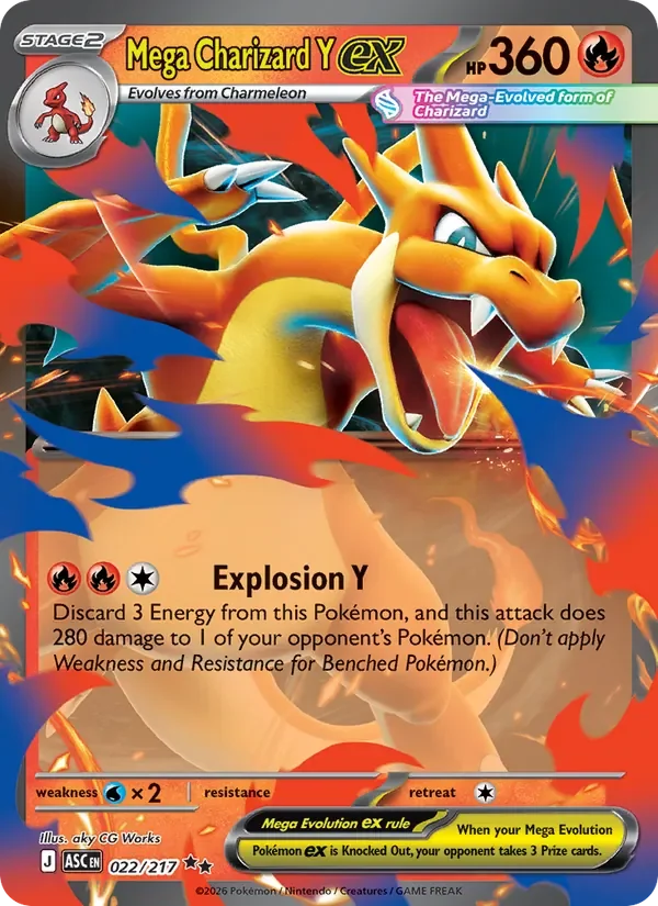Mega Charizard Y ex - Holo