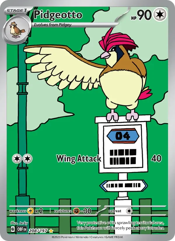 Pidgeotto - Full Art