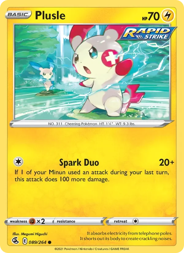 Plusle - Non-holo