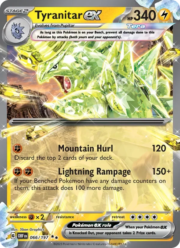 Tyranitar ex - Non-holo - Player Rewards Program