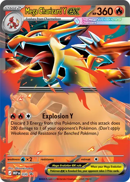 Mega Charizard Y ex - Holo