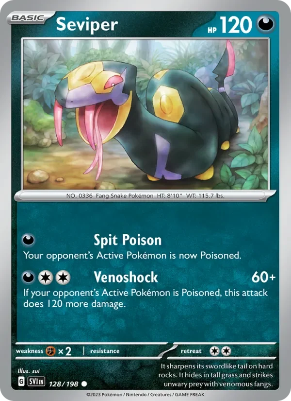 Seviper - Non-holo
