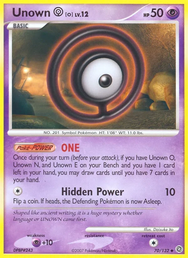 Unown O - Non-holo