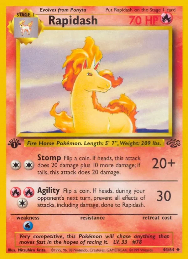Rapidash - Non-holo