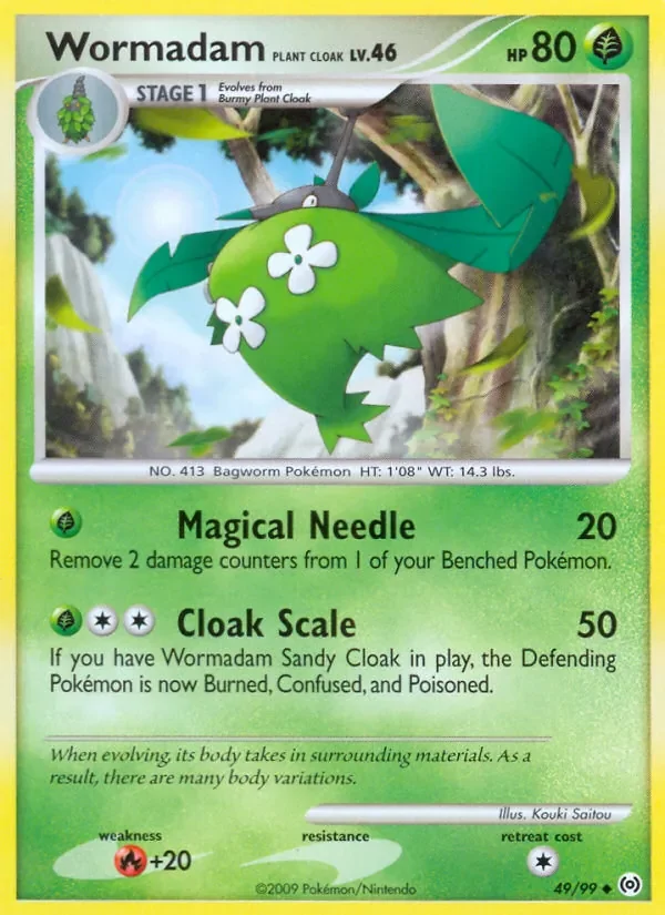 Wormadam Plant Cloak - Non-holo