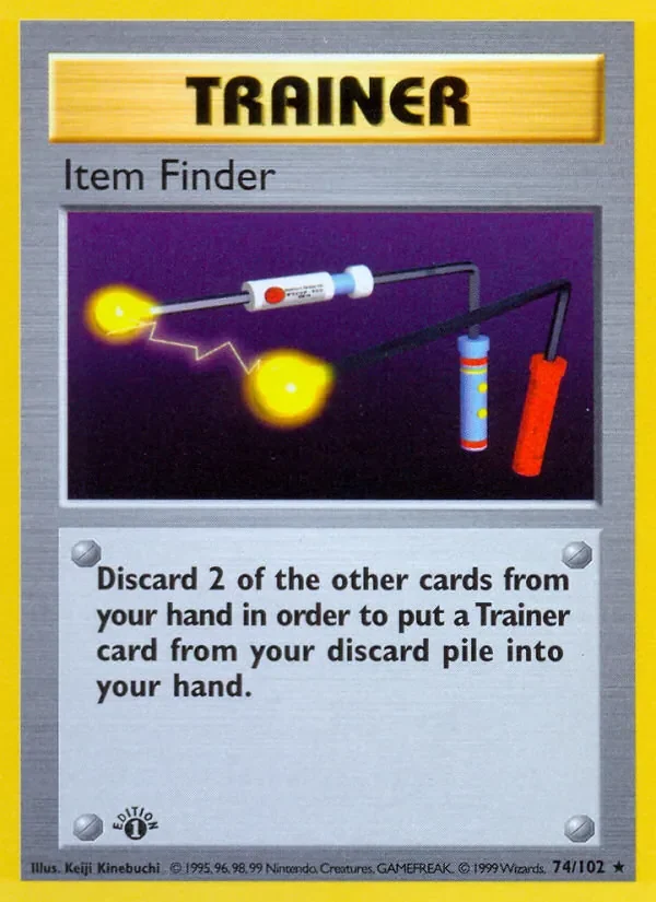 Item Finder - Non-holo - 1999-2000 copyright