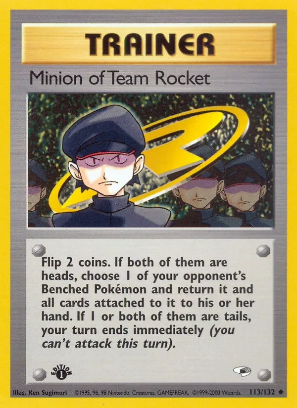 Minion of Team Rocket - Non-holo