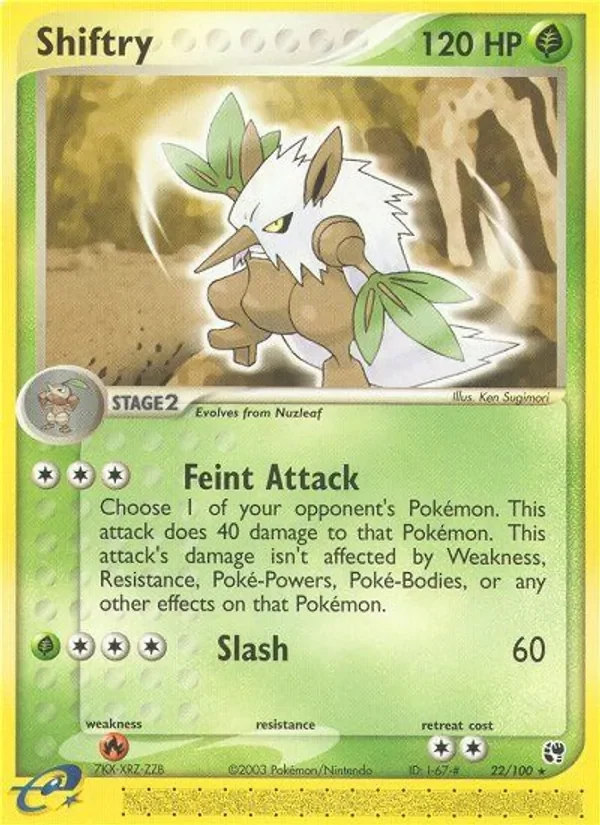 Shiftry - Non-holo