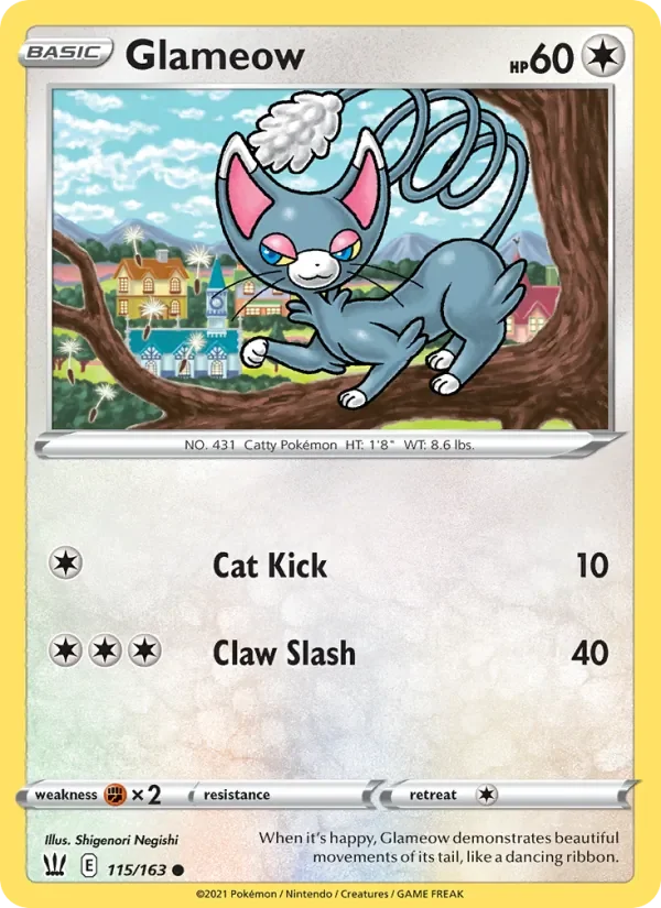 Glameow - Non-holo