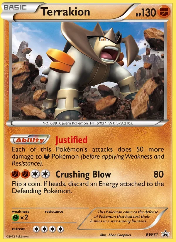 Terrakion - Non-holo