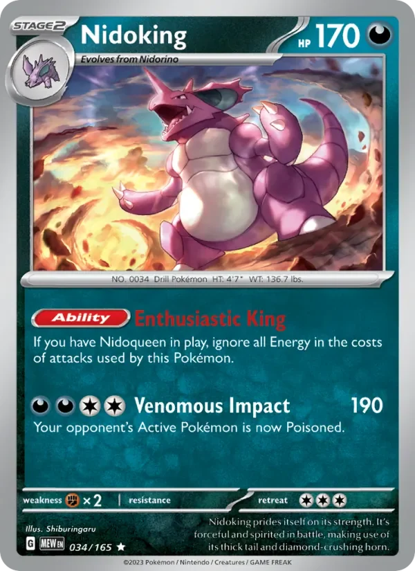Nidoking - Holo