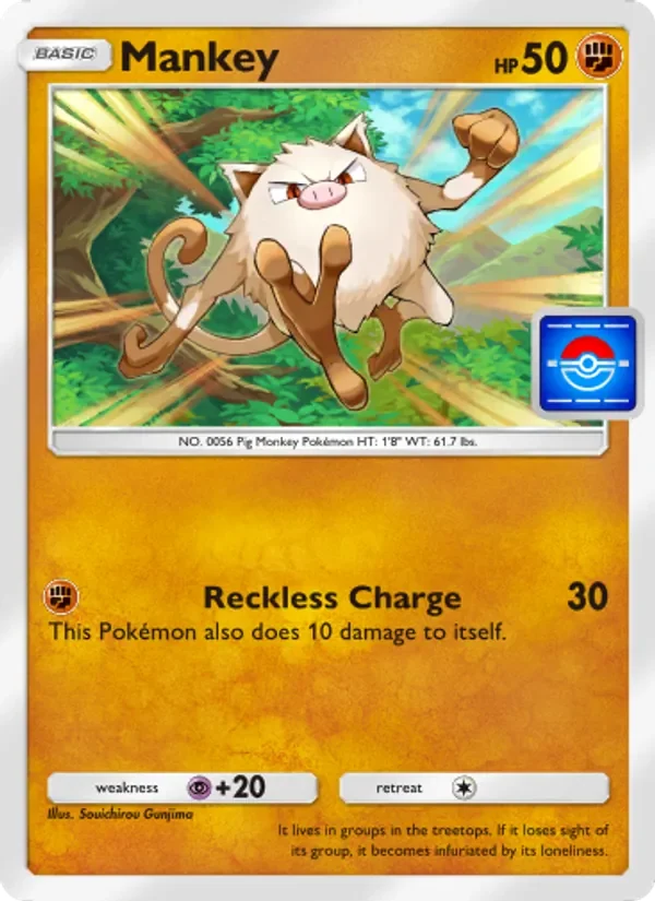 Mankey - Non-holo