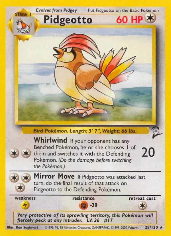 Pidgeotto - Non-holo
