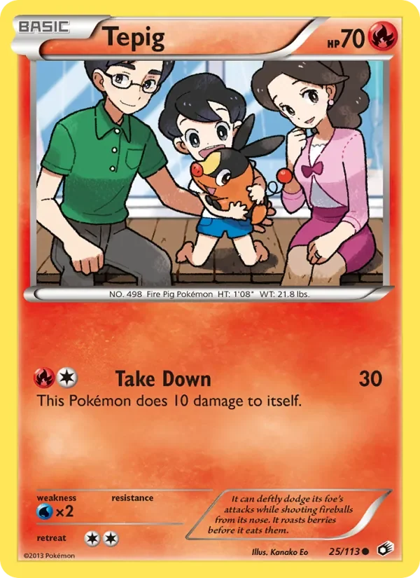 Tepig - Non-holo