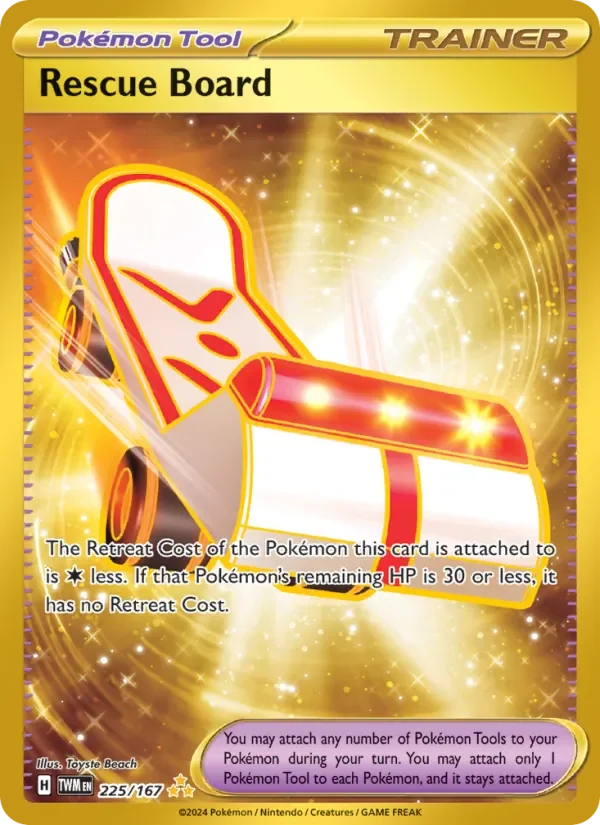 Rescue Board - Full Art - Gold