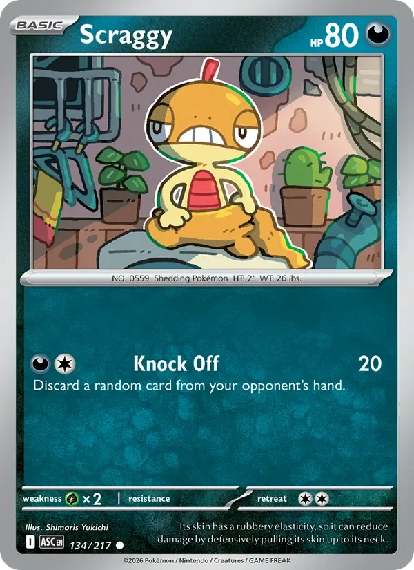 Scraggy - Non-holo