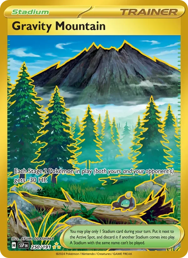 Gravity Mountain - Full Art - Gold