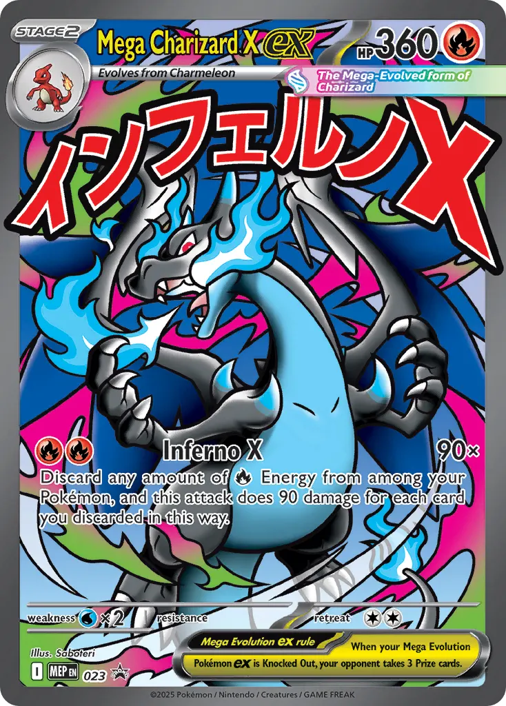 Mega Charizard X ex - Holo