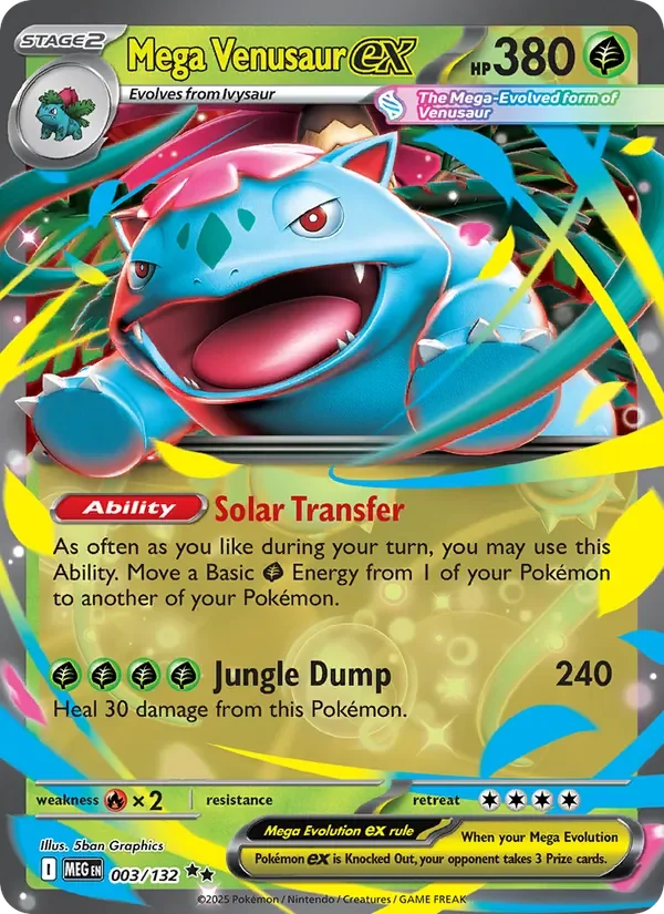 Mega Venusaur ex - Holo