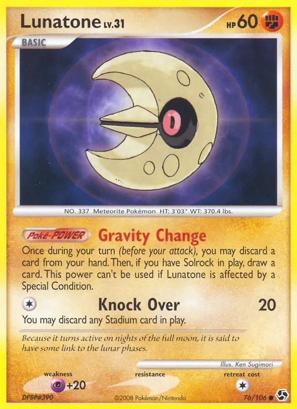 Lunatone - Non-holo