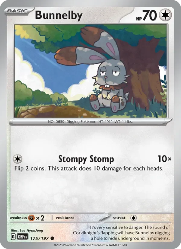 Bunnelby - Non-holo