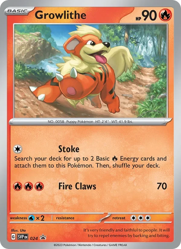 Growlithe - Holo - Cosmos