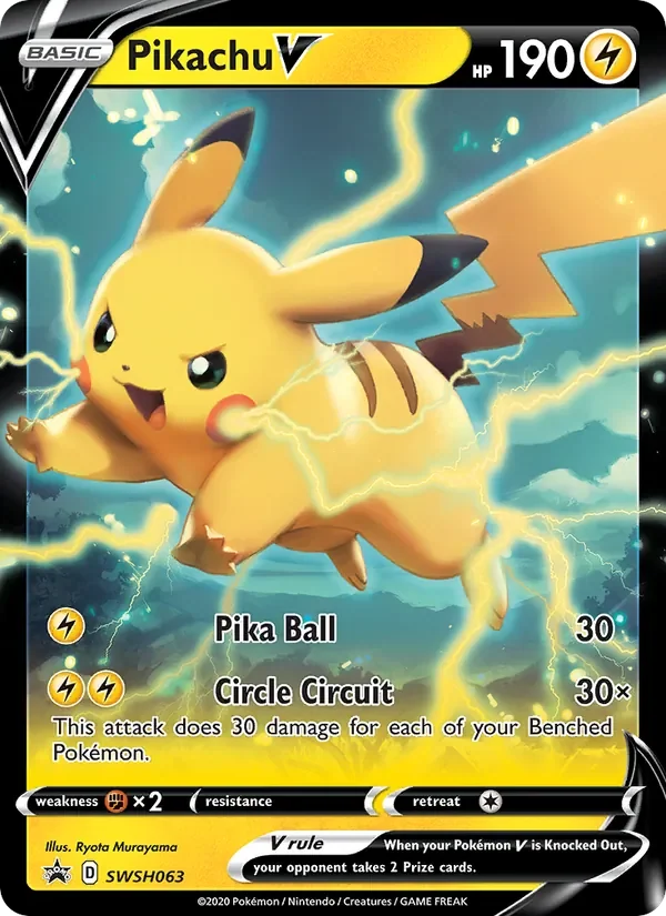 Pikachu V - Holo