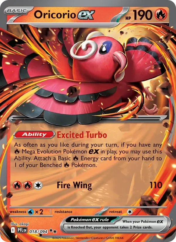 Oricorio ex - Holo
