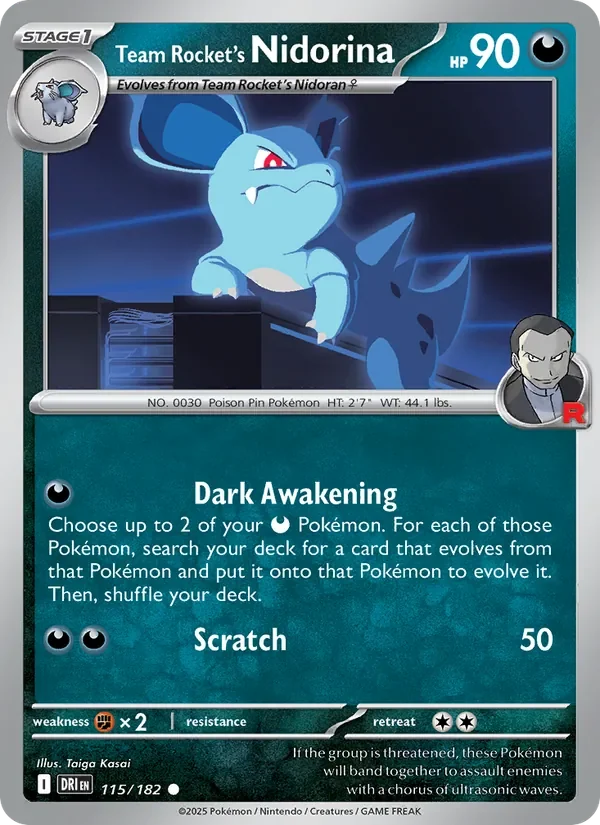 Team Rocket's Nidorina - Non-holo