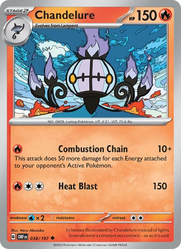 Chandelure - Non-holo