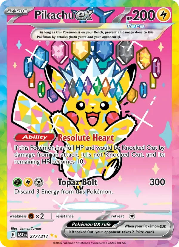 Pikachu ex - Full Art