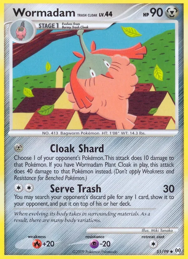 Wormadam Trash Cloak - Non-holo