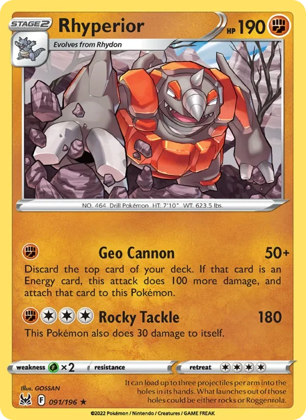 Rhyperior - Non-holo