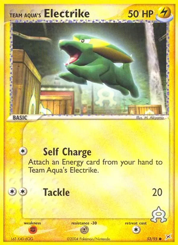 Team Aqua's Electrike - Non-holo