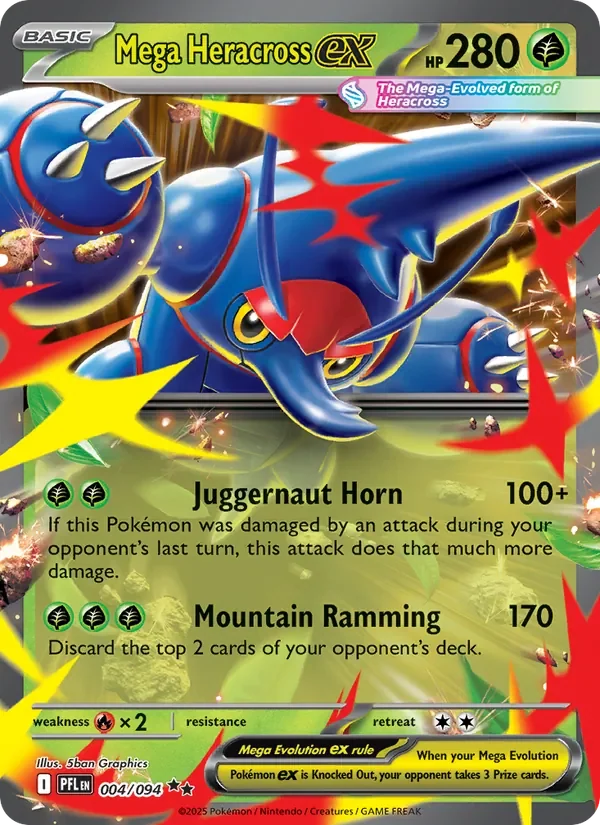Mega Heracross ex - Holo