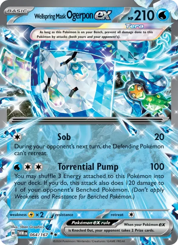 Wellspring Mask Ogerpon ex - Holo