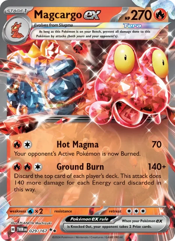 Magcargo ex - Holo