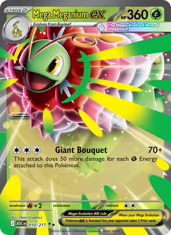 Mega Meganium ex - Holo