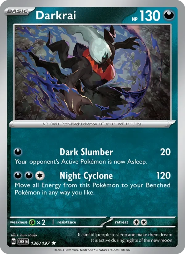 Darkrai - Non-holo - Trick Or Trade