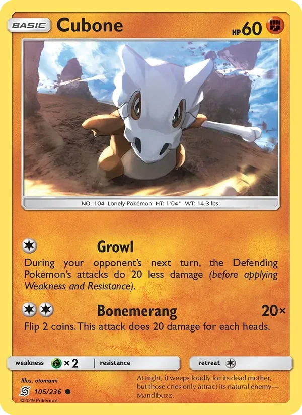 Cubone - Non-holo