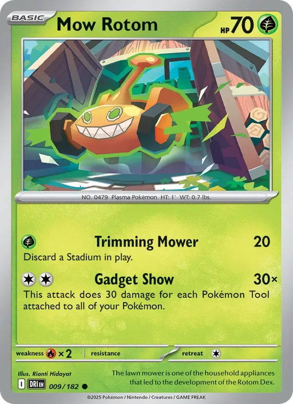 Mow Rotom - Non-holo